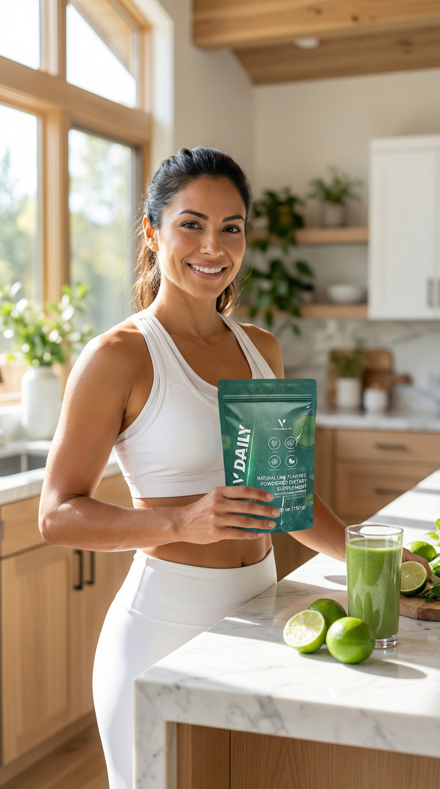 Mujer con V-DAILY Multivitamin